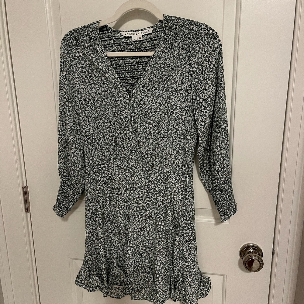 Veronica Beard Desio V Neck Mini
